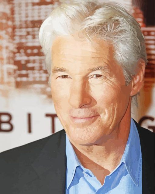 Richard Gere Paint By Numbers