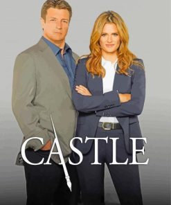 Rick Castle And Kate Beckett From Castle Paint By Numbers