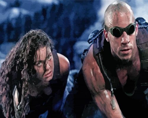 Riddick Characters Paint By Numbers