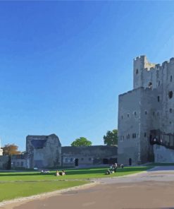 Rochester Castle Building Paint By Numbers