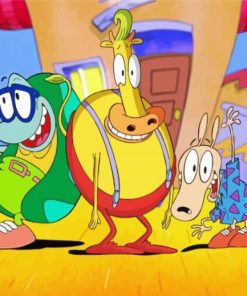 Rockos Modern Life Characters Paint By Numbers