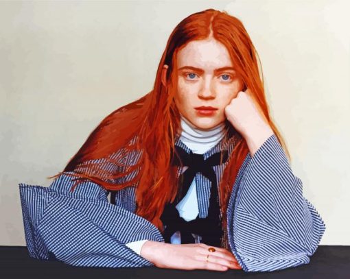 Sadie Sink Paint By Numbers