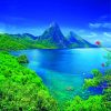 Saint Lucia View Paint By Numbers