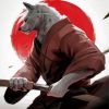 Samurai Wolf Paint By Numbers