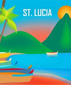 Santa Lucia Poster Paint By Numbers