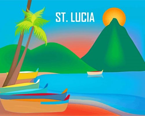 Santa Lucia Poster Paint By Numbers