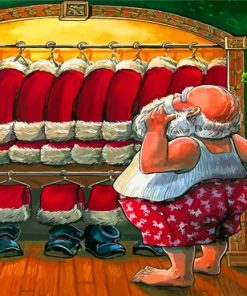 Santa's Closet Paint By Numbers