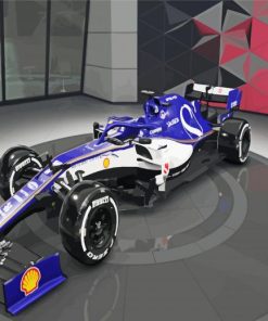 Sauber Racing Car Paint By Numbers