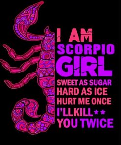 Scorpio Zodiac Paint By Numbers