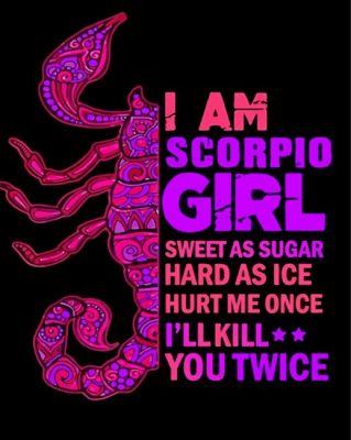 Scorpio Zodiac Paint By Numbers