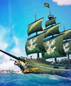 Sea Of Thieves Ship Paint By Numbers