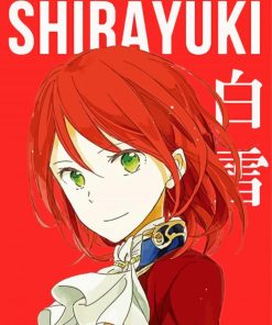 Shirayuki Poster Paint By Numbers