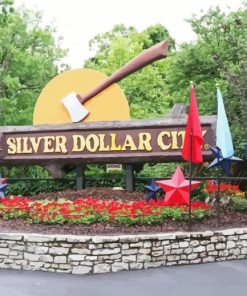 Silver Dollar City Branson Paint By Numbers