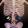 Skeleton With Butterflies Art Paint By Numbers