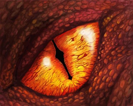 Smaug Eye Paint By Numbers