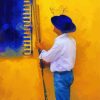 Spanish Man In Blue Hat Paint By Numbers