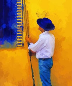 Spanish Man In Blue Hat Paint By Numbers