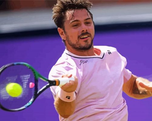 Stan Wawrinka Paint By Numbers