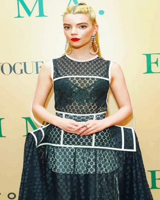 Stylish Anya Taylor Joy Paint By Number