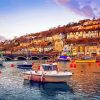 Sunset At Looe Harbour Paint By Number