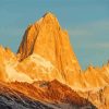 Sunset In Fitz Roy Mountain In South America Paint By Number