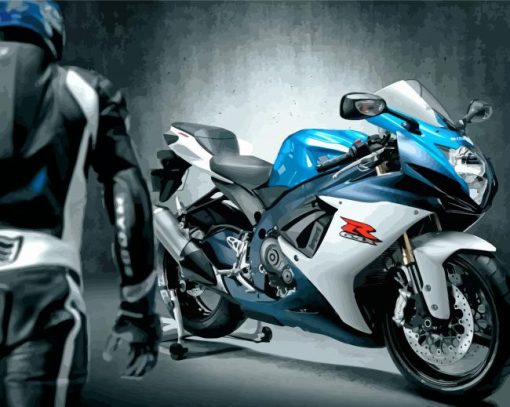 Suzuki Gsxr Driver Paint By Numbers