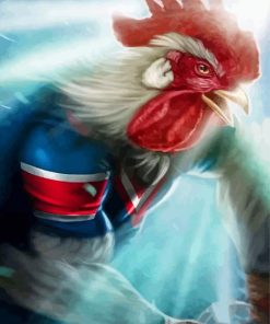 Sydney Roosters Art Paint By Numbers