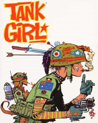 Tank Girl Poster Paint By Numbers