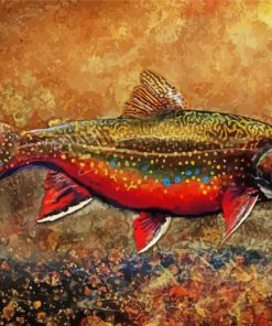 The Brook Trout Fish Paint By Numbers