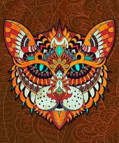 The Mandala Cat Paint By Numbers