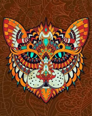 The Mandala Cat Paint By Numbers