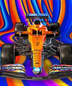 The Mclaren Race Car Paint By Numbers