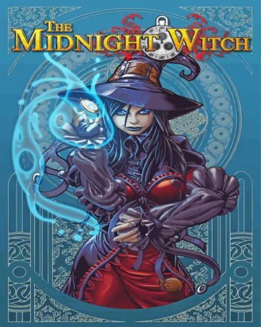 The Midnight Witch Paint By Numbers