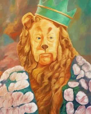 The Cowardly Lion Paint By Numbers