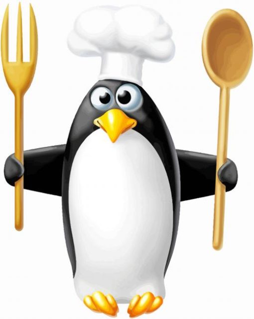 The Penguin Chef Paint By Numbers