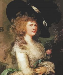 Thomas Gainsborough Lady Georgiana Paint By Numbers