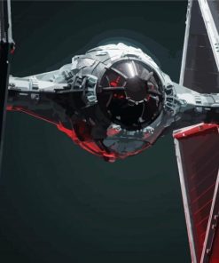 Tie Fighter Paint By Numbers