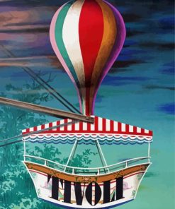 Tivoli Gardens Poster Paint By Numbers