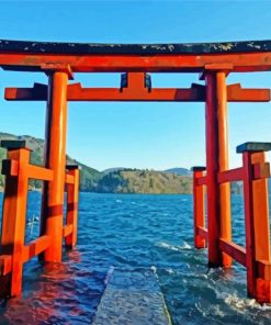 Torii Gate In Japan Paint By Numbers