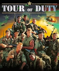 Tour Of Duty Poster Paint By Numbers