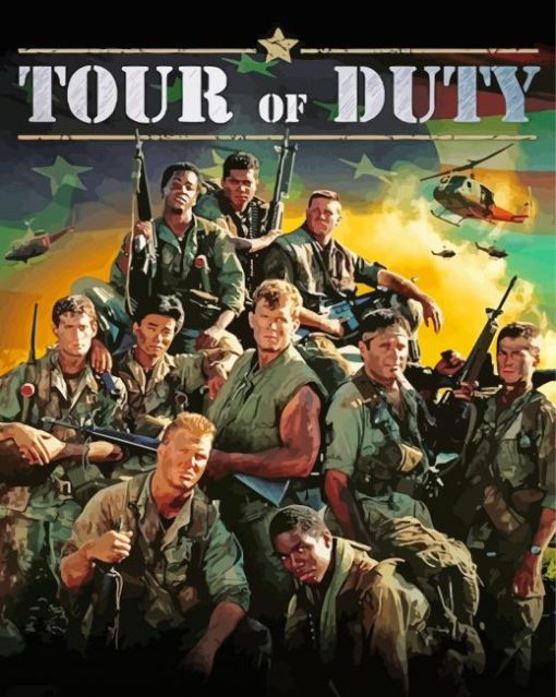 Tour Of Duty Poster Paint By Numbers