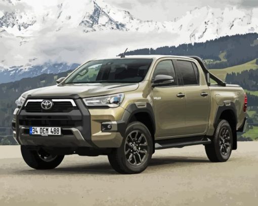 Toyota Hilux Paint By Number