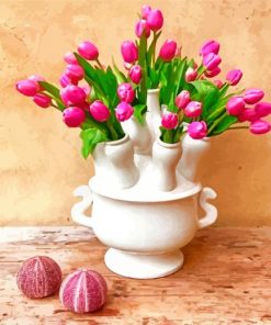 Tulips Vase Paint By Numbers