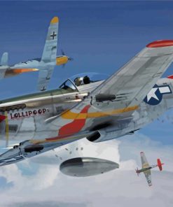 Tuskegee Airmen Planes Paint By Numbers