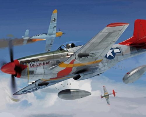 Tuskegee Airmen Planes Paint By Numbers