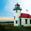 US Washington Puget Sound Lighthouse Paint By Numbers