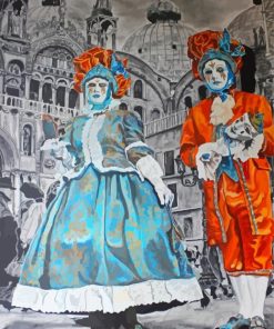 Venice Carnival Art Paint By Numbers