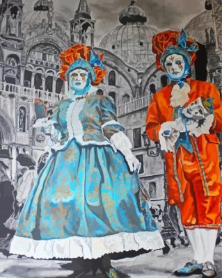 Venice Carnival Art Paint By Numbers