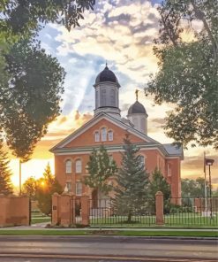 Vernal Temple Utah Paint By Numbers