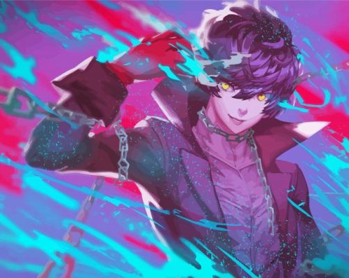 Video Game Joker Persona 5 Paint By Numbers